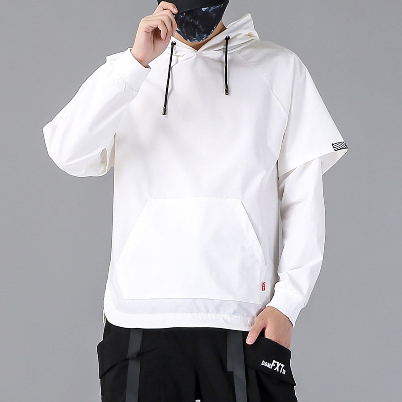 Dark Fake Two Hoodies sold by Yugen Theory product image thumbnail 3