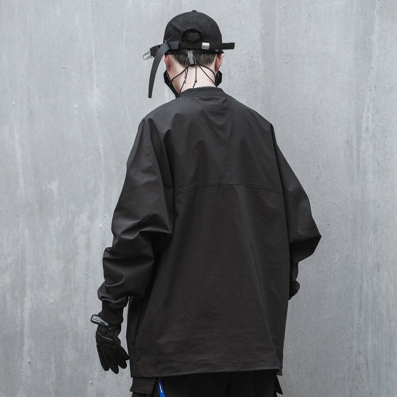 Solid Color Patchwork Pocket Sweatshirt sold by Yugen Theory product image thumbnail 3