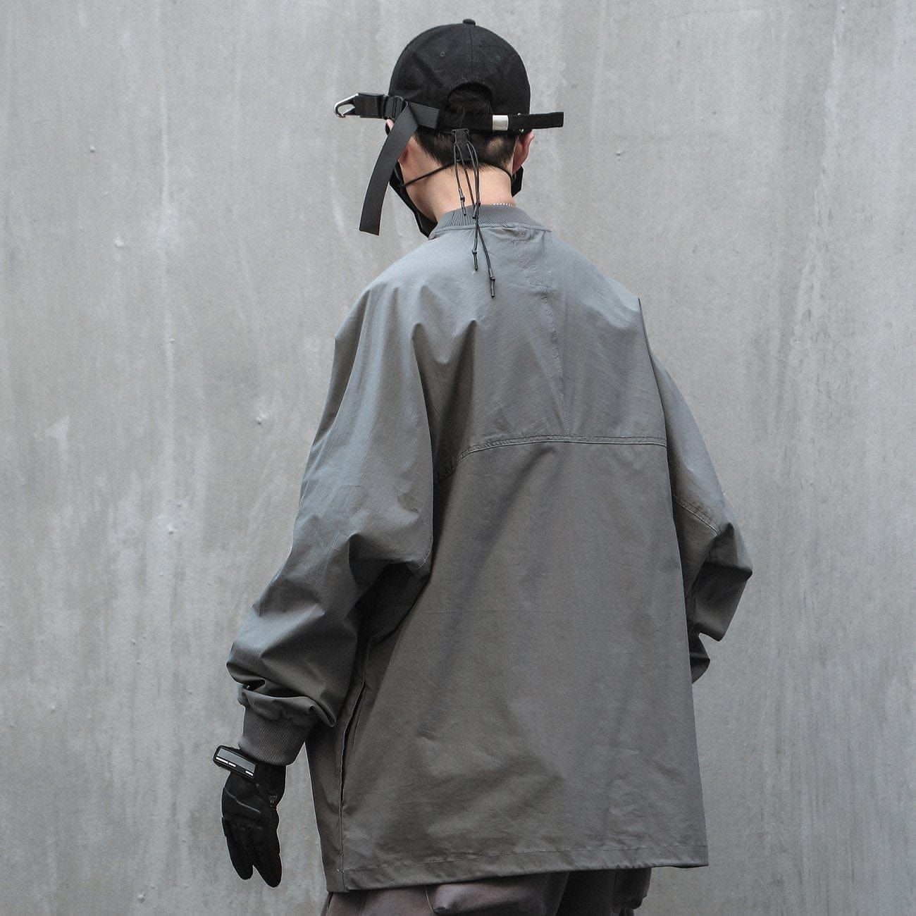 Solid Color Patchwork Pocket Sweatshirt sold by Yugen Theory product image thumbnail 5