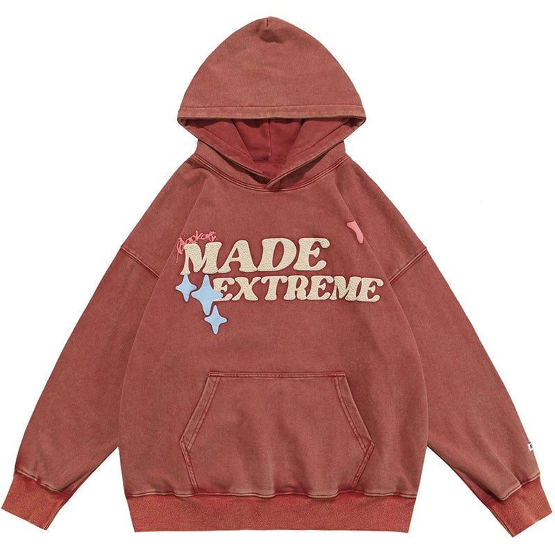 Vintage Wash Pullover Hoodie Skull sold by Yugen Theory product image thumbnail 3