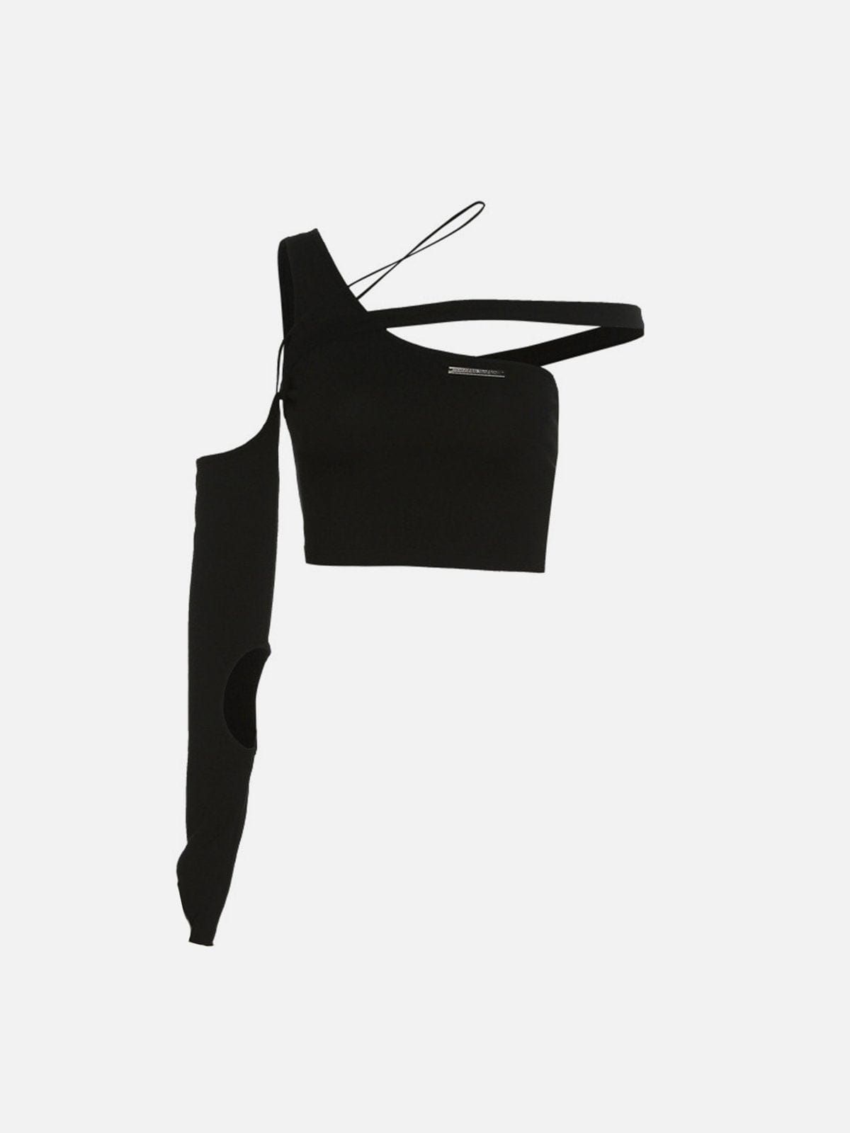 Single Shoulder Short Sleeve Shirt sold by Yugen Theory