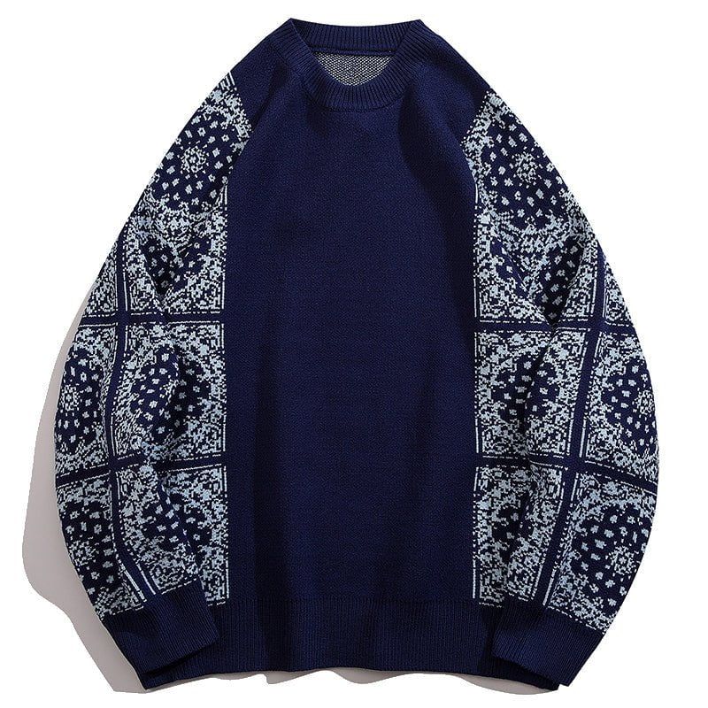 Patchwork Bandana Knitted Sweater sold by Yugen Theory product image thumbnail 2