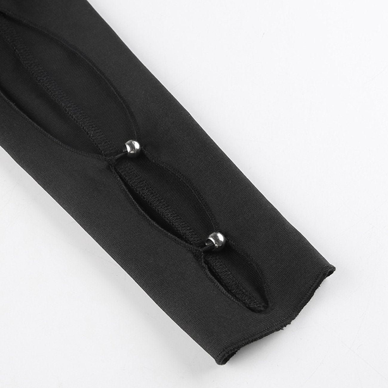 Asymmetric Lace-up Sleeve Vest sold by Yugen Theory product image thumbnail 4