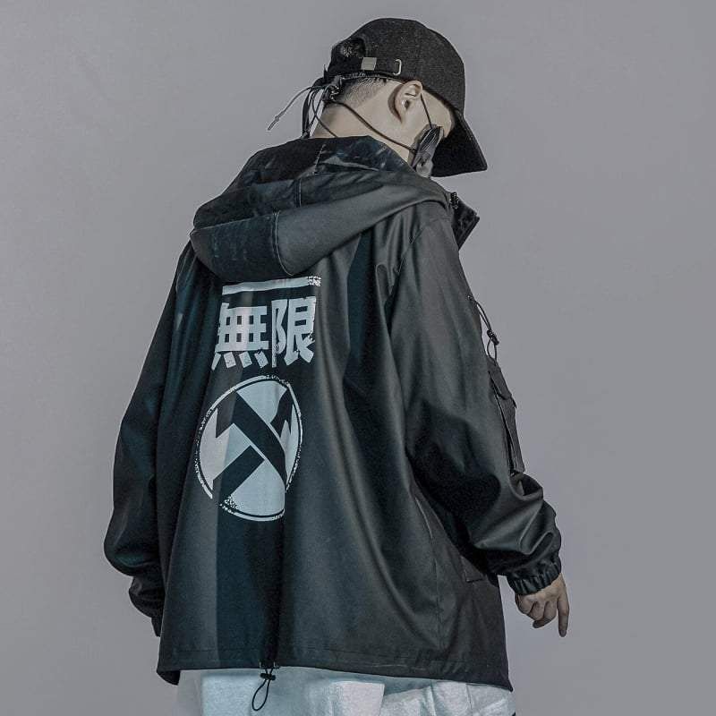 Japanese Glitch Techwear Jacket sold by Yugen Theory product image thumbnail 4