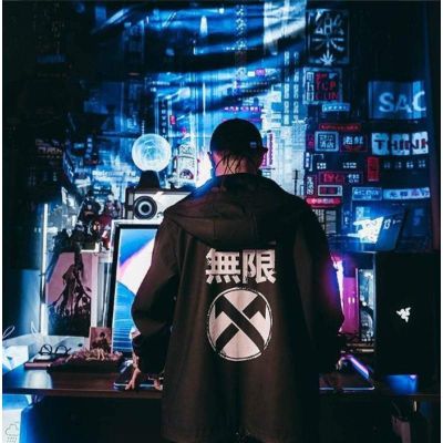 Japanese Glitch Techwear Jacket sold by Yugen Theory
