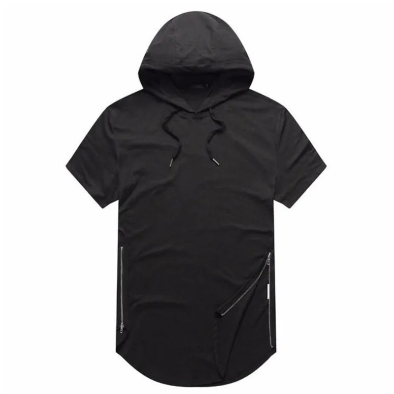 Function Side Zipper Hooded T-Shirt sold by Yugen Theory