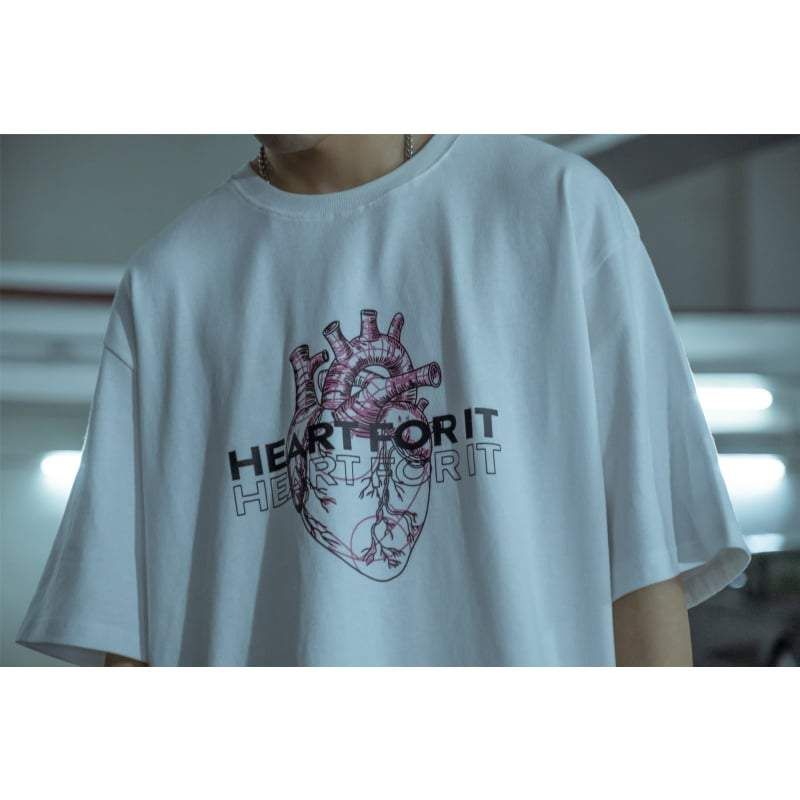Heart Cyberpunk T-Shirt sold by Yugen Theory product image thumbnail 5