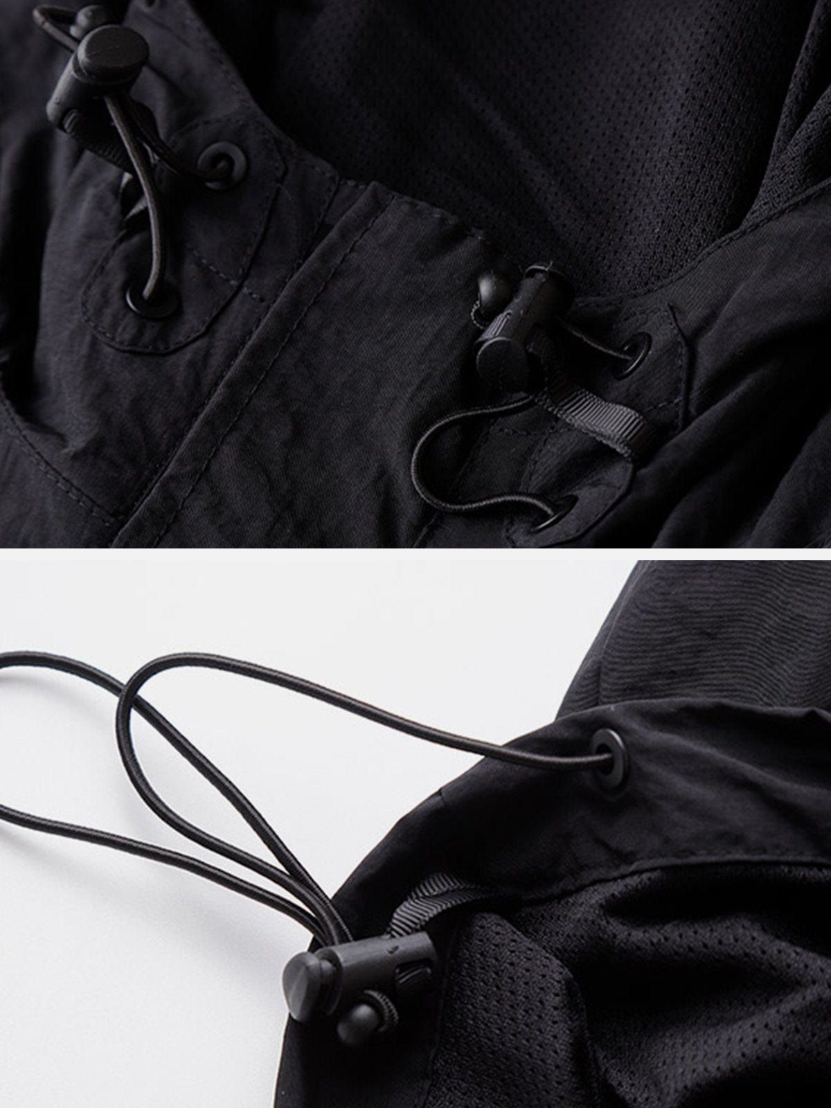 Half Zip Up Hooded Jacket sold by Yugen Theory product image thumbnail 5