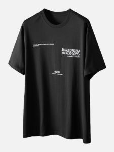Distort Letters Graphic T-Shirt sold by Yugen Theory