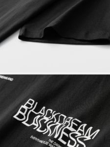 Distort Letters Graphic T-Shirt sold by Yugen Theory