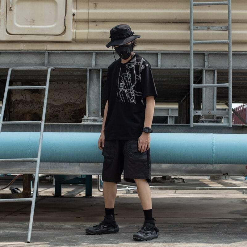 Futuristic Techwear T-Shirt design sold by Yugen Theory product image thumbnail 2