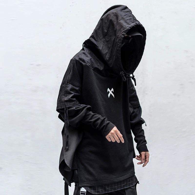 Black Streetwear Hoodie sold by Yugen Theory product image thumbnail 5