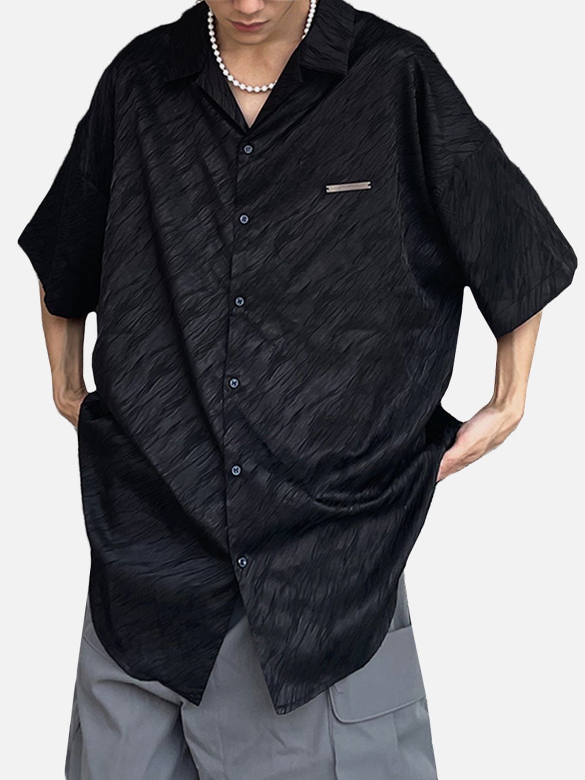 Textured Short Sleeve Shirt sold by Yugen Theory
