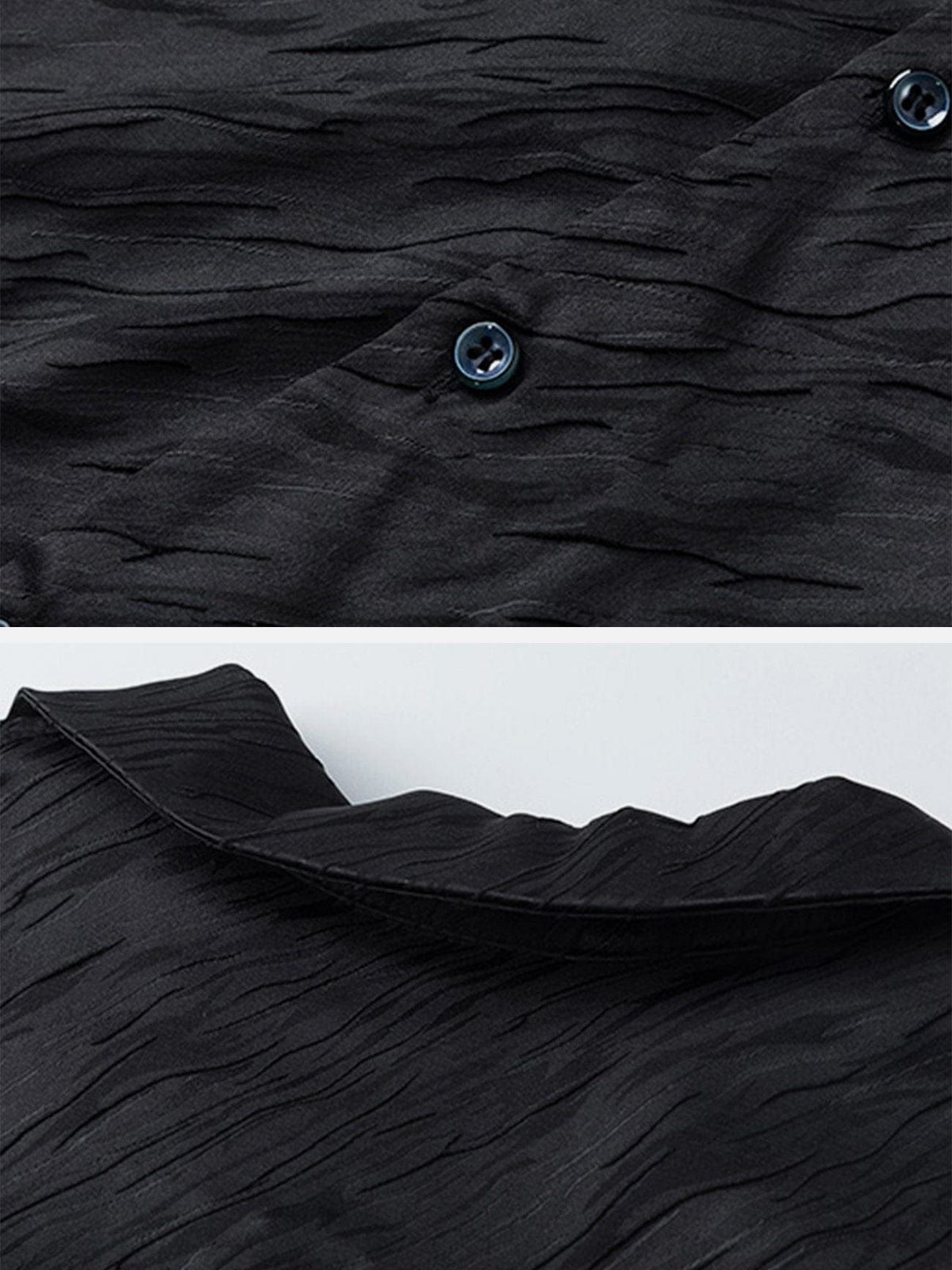 Textured Short Sleeve Shirt sold by Yugen Theory product image thumbnail 4