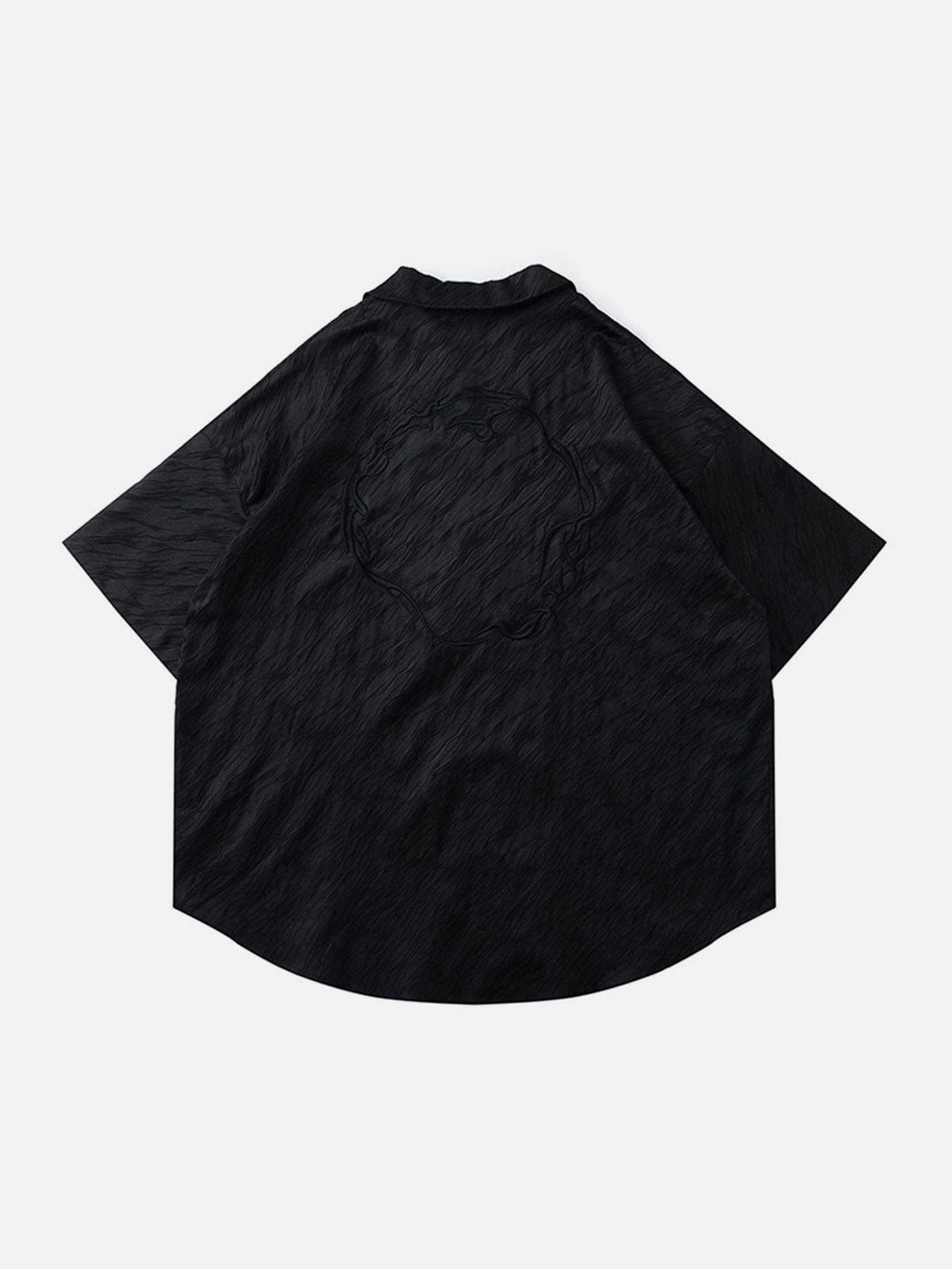 Textured Short Sleeve Shirt sold by Yugen Theory product image thumbnail 3