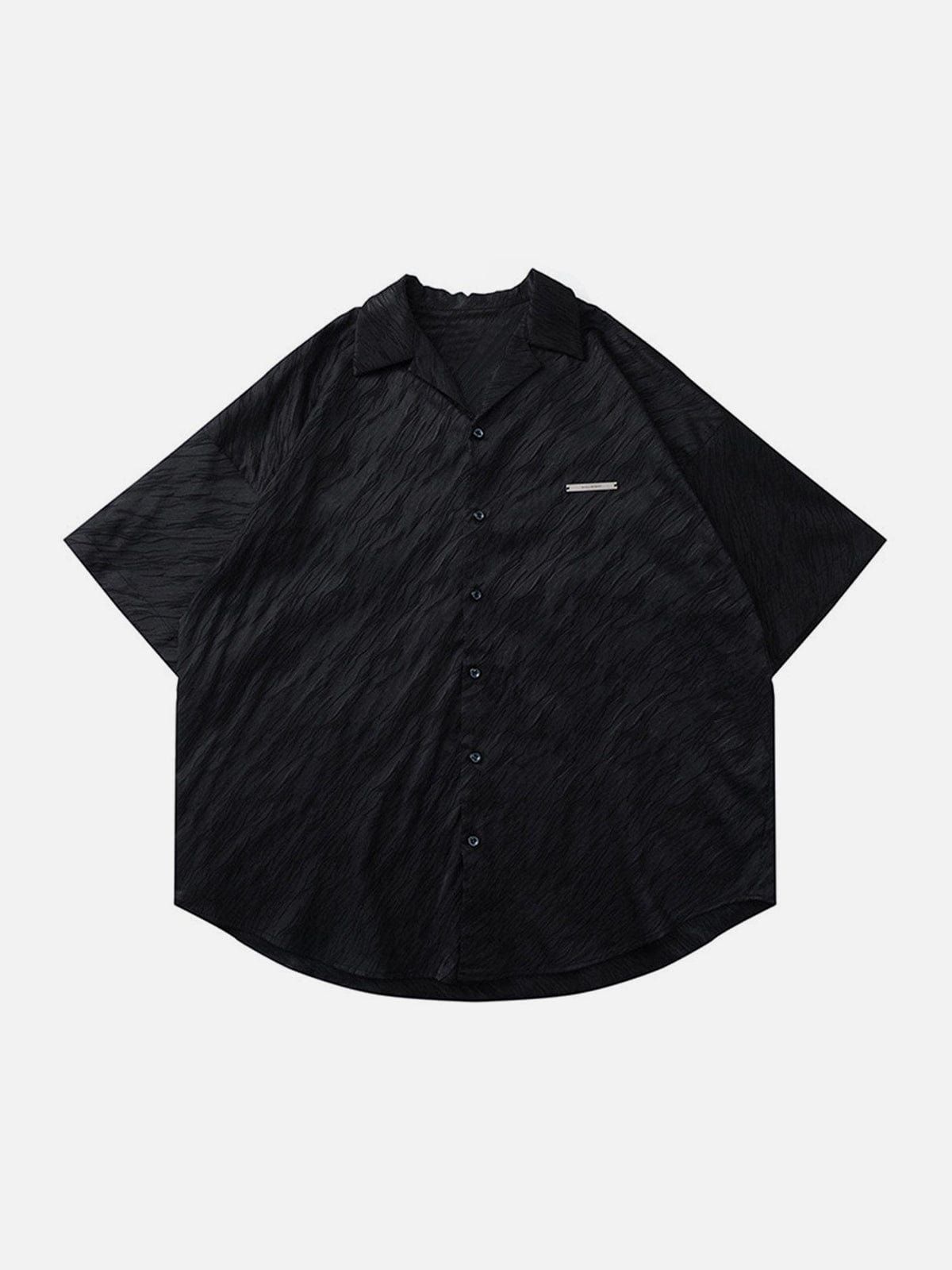 Textured Short Sleeve Shirt sold by Yugen Theory product image thumbnail 2