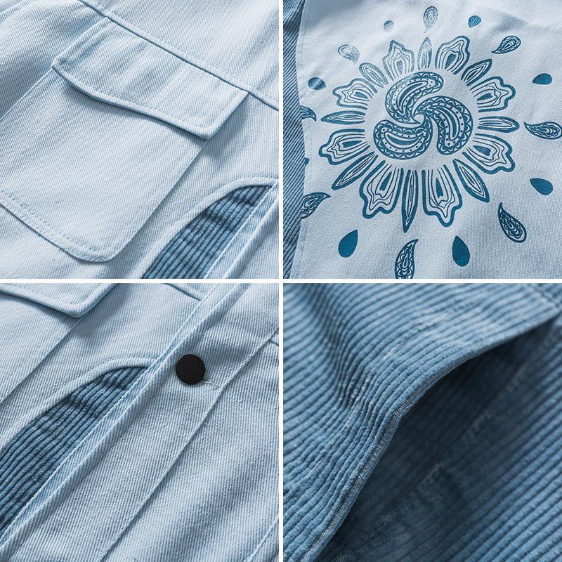 Patchwork Jacket Fashion Bandana sold by Yugen Theory product image thumbnail 5