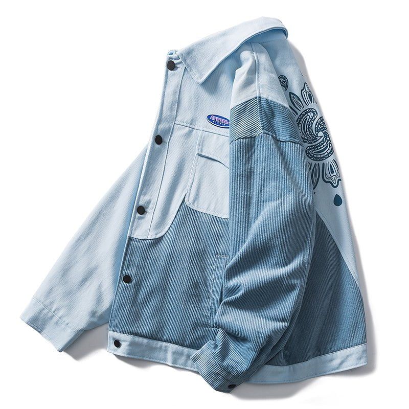 Patchwork Jacket Fashion Bandana sold by Yugen Theory product image thumbnail 3