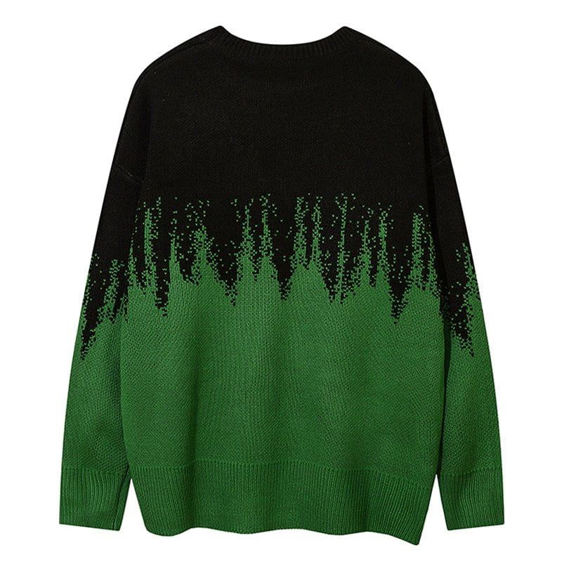 Stylish Sweater Checkerboard Heart sold by Yugen Theory product image thumbnail 5