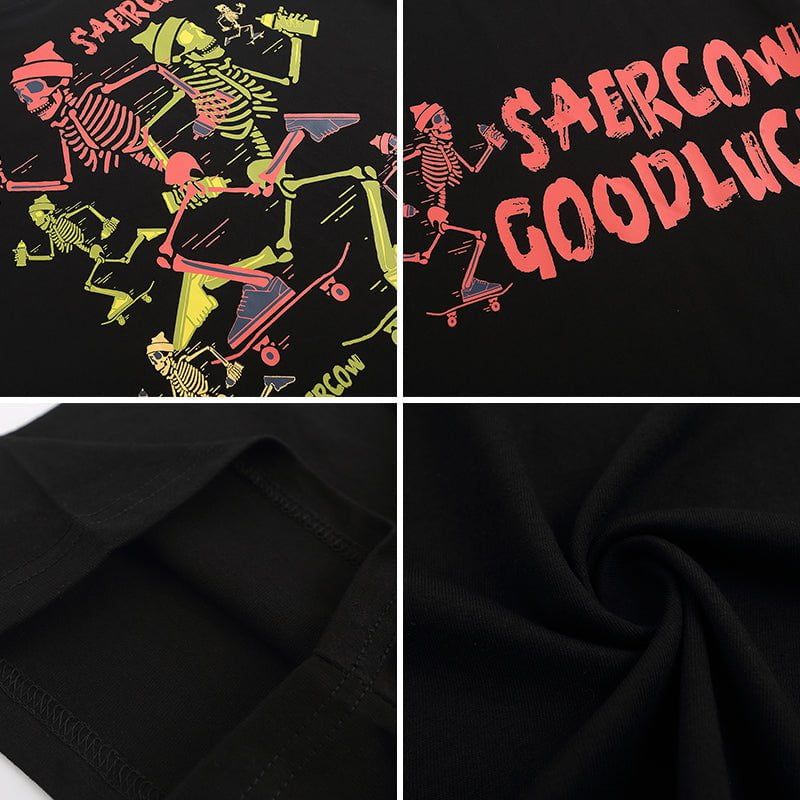 Funny T-shirt Skateboard Skeleton sold by Yugen Theory product image thumbnail 5