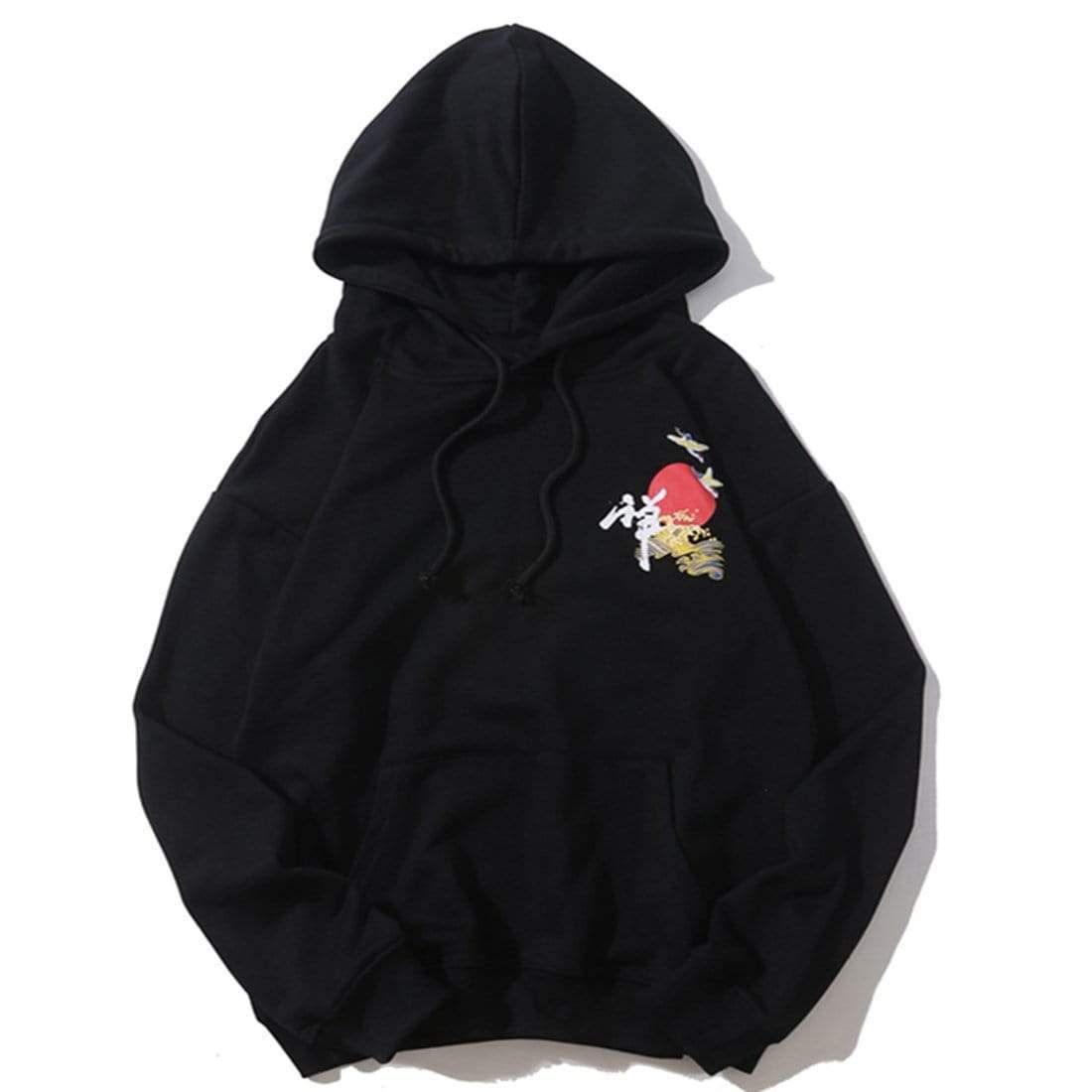 禅Dhyana Hoodie sold by Yugen Theory product image thumbnail 3