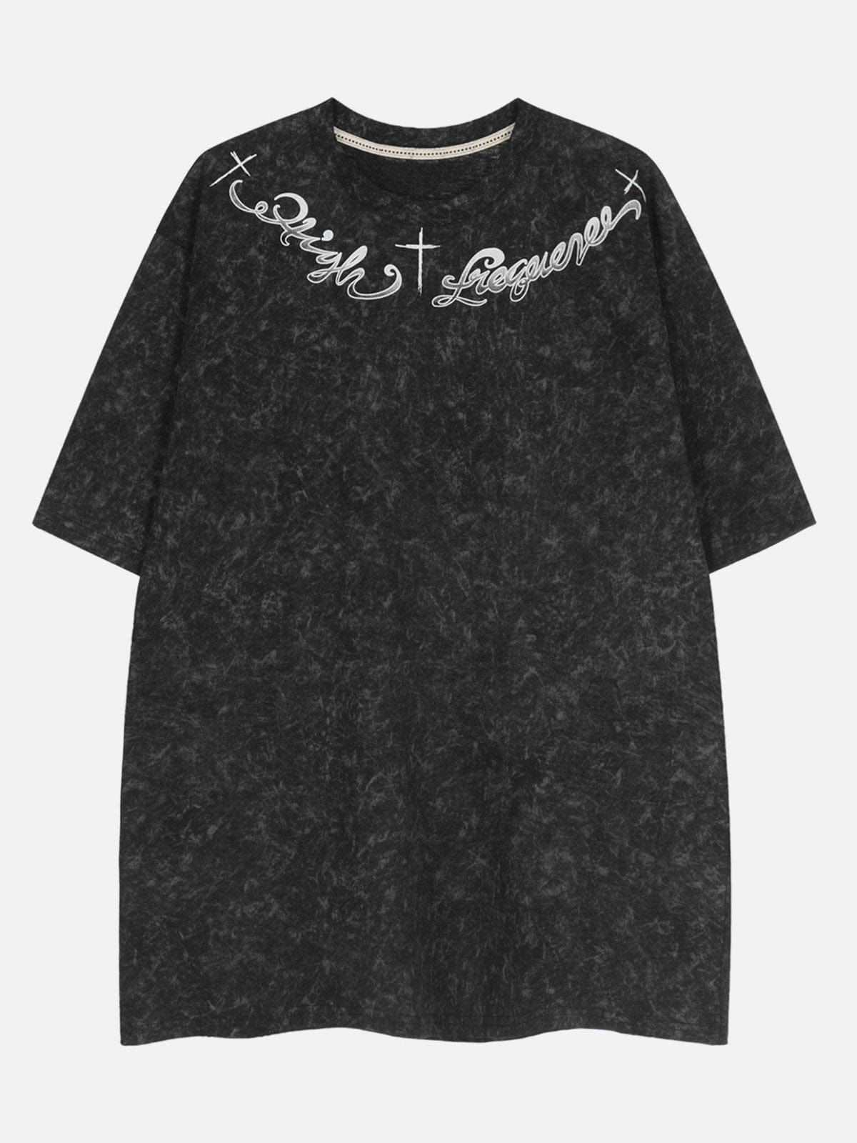 Cross Letters Graphic T-Shirt sold by Yugen Theory product image thumbnail 2