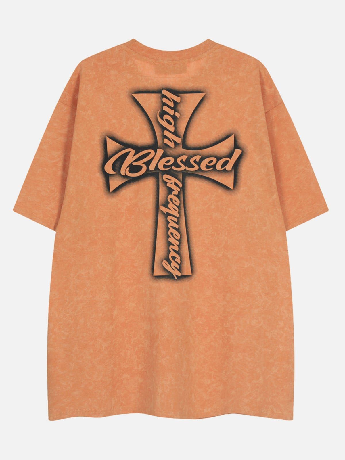 Cross Letters Graphic T-Shirt sold by Yugen Theory product image thumbnail 3