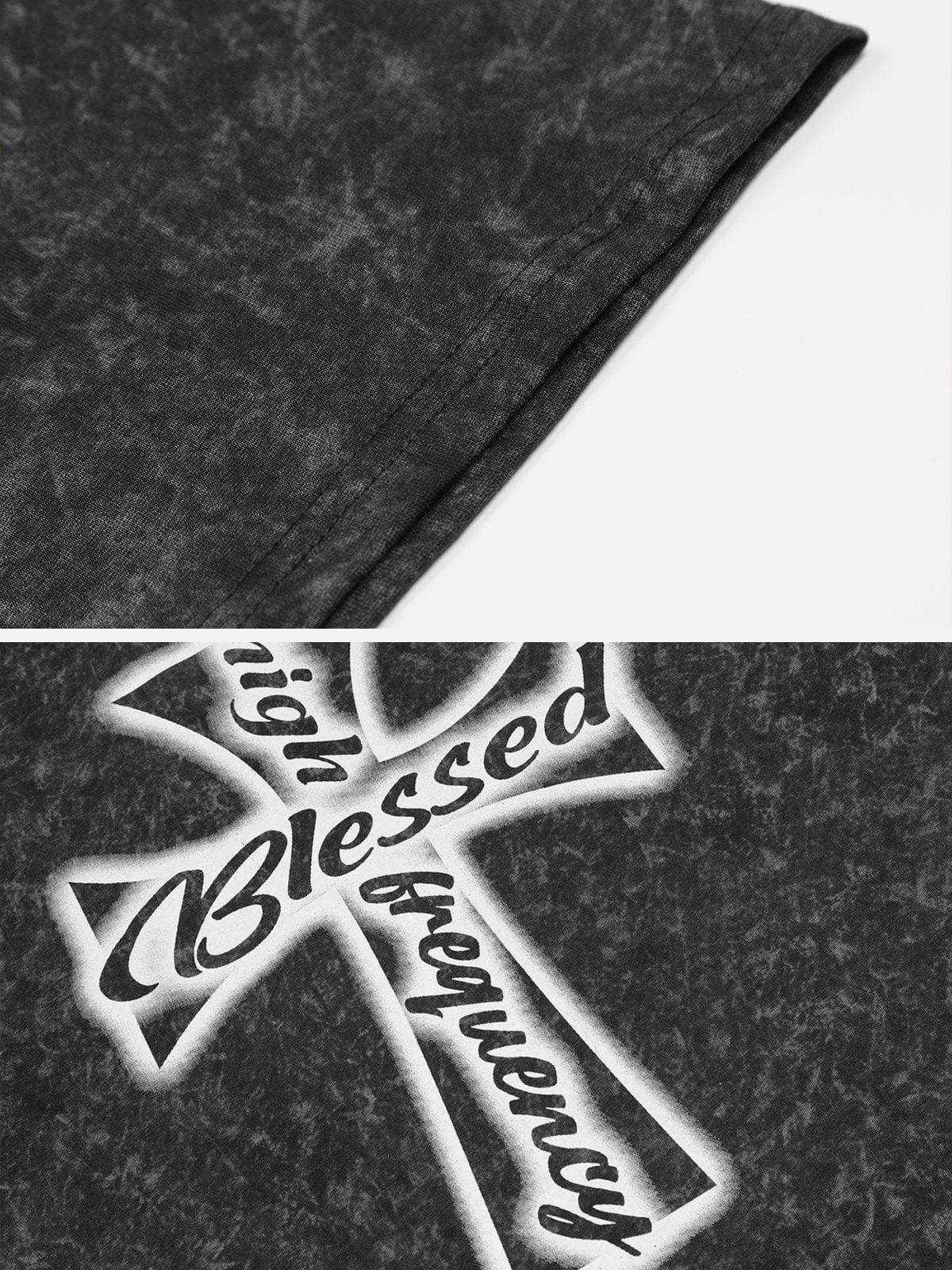 Cross Letters Graphic T-Shirt sold by Yugen Theory product image thumbnail 5