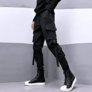 Multi Pockets Ribbons Pants sold by Yugen Theory