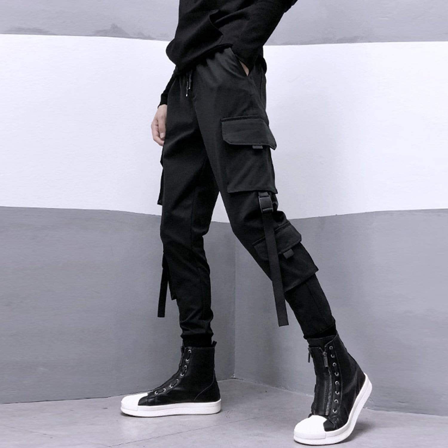 Multi Pockets Ribbons Pants sold by Yugen Theory product image thumbnail 4
