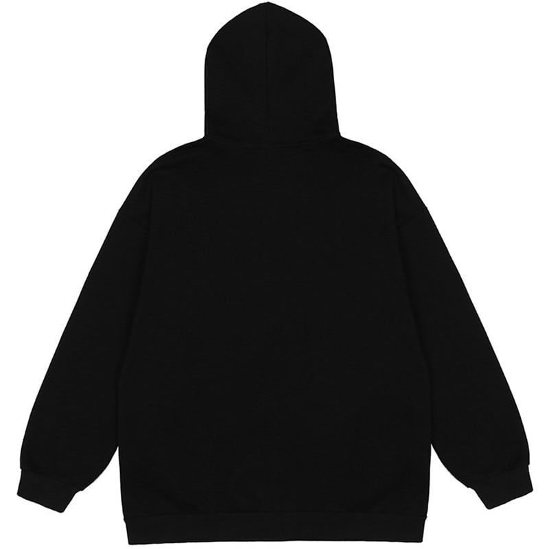 Cool Zip Up Hoodie Skeleton Heart Print sold by Yugen Theory product image thumbnail 4