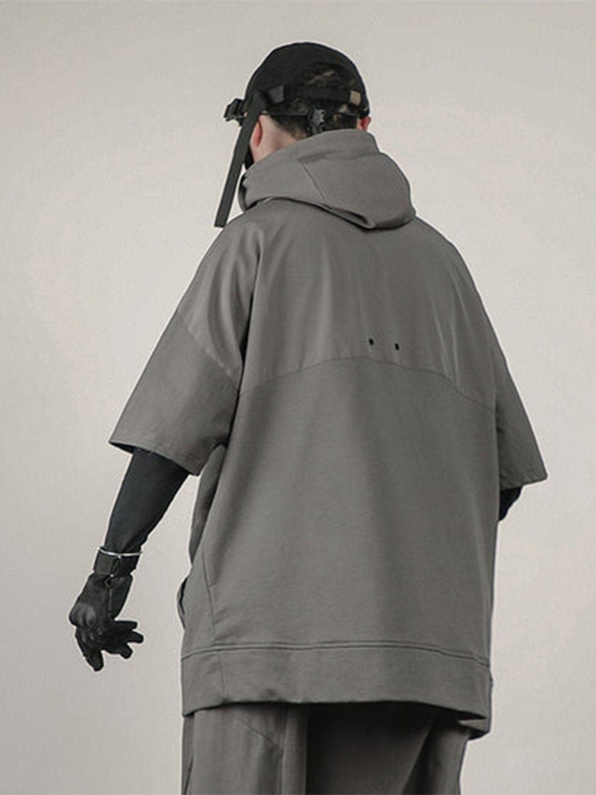 Function Hooded Drawstring T-Shirt sold by Yugen Theory product image thumbnail 3