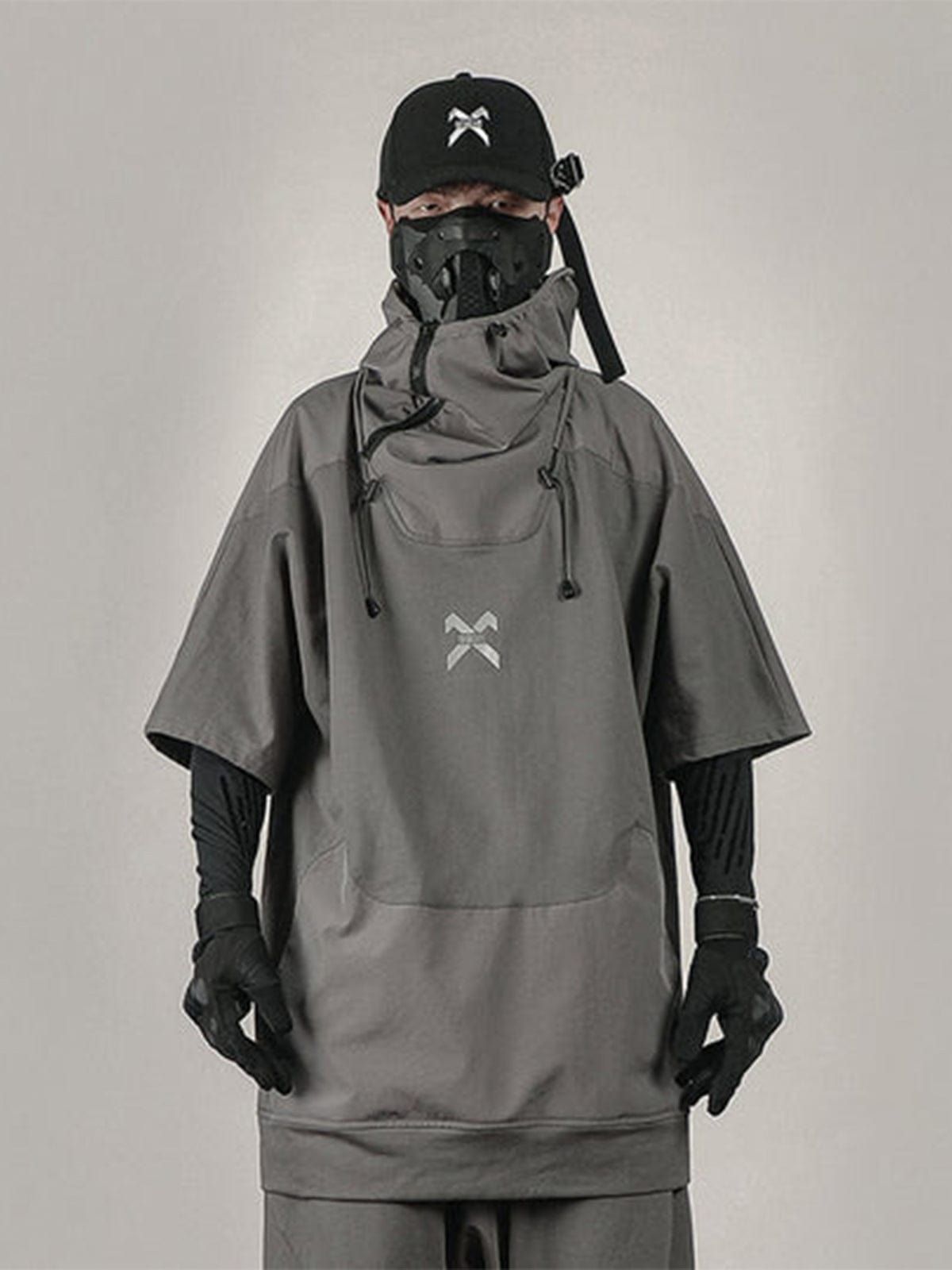 Function Hooded Drawstring T-Shirt sold by Yugen Theory product image thumbnail 2