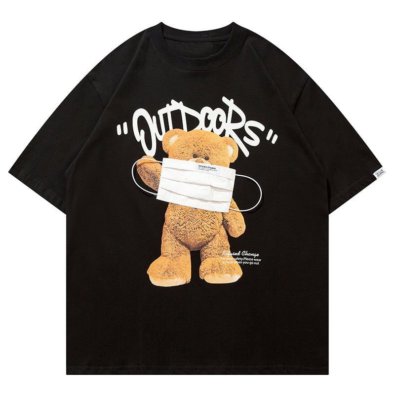 Funny T-shirt Masked Bear sold by Yugen Theory