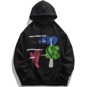 Casual Hoodie Graffiti Letters sold by Yugen Theory