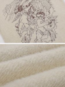 Angel Graphic Sweater sold by Yugen Theory