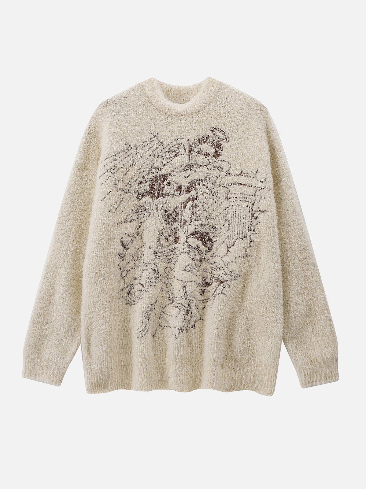 Angel Graphic Sweater sold by Yugen Theory