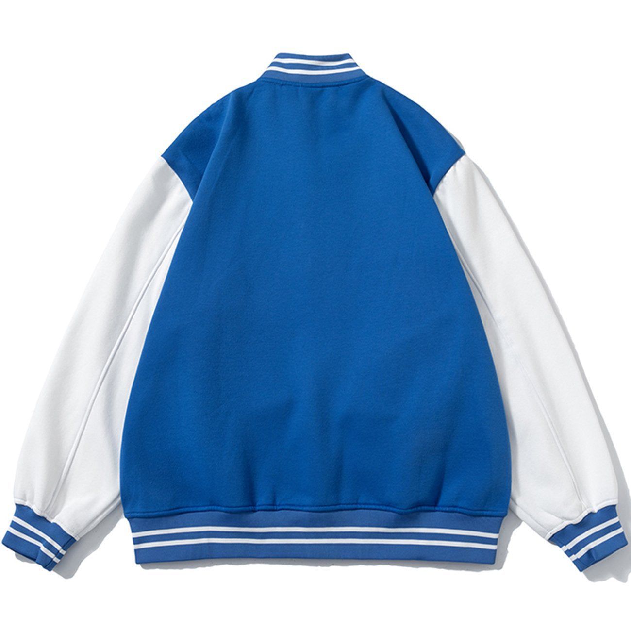 Embroidery Letter Varsity Jacket sold by Yugen Theory product image thumbnail 4