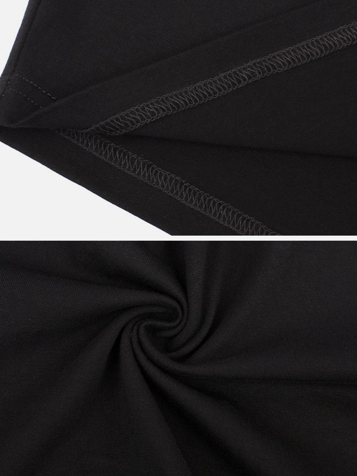 Flame Print Long Sleeve T Shirt sold by Yugen Theory product image thumbnail 4