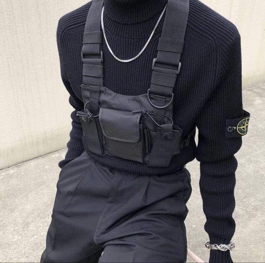 Blackout Chest Bag sold by Yugen Theory