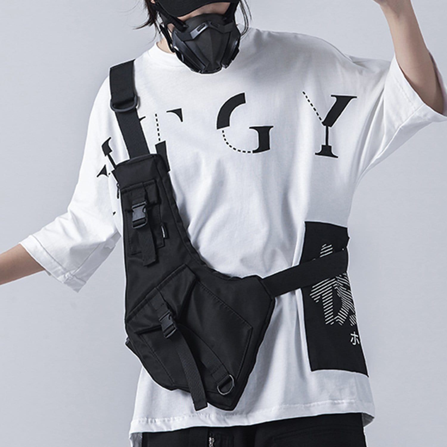 Dark Functional Messenger Bag sold by Yugen Theory product image thumbnail 4