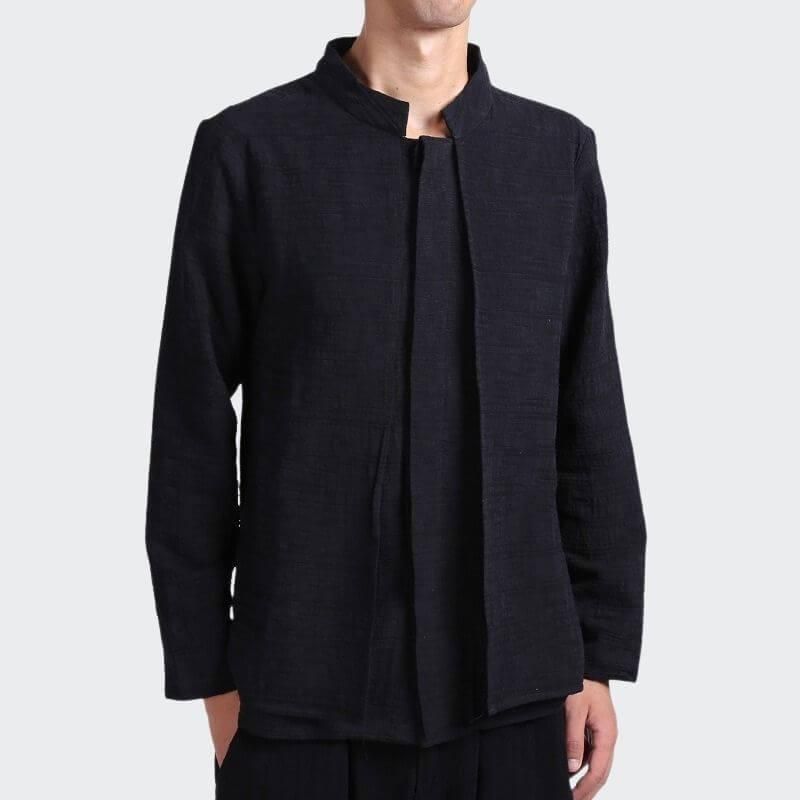 Eiroh Two-Layer Long Sleeve Japanese Shirt sold by Yugen Theory product image thumbnail 5