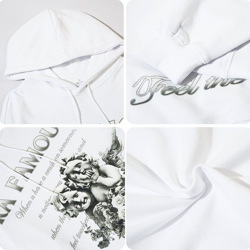 Comfy Pullover Hoodie Angel Statue sold by Yugen Theory product image thumbnail 3