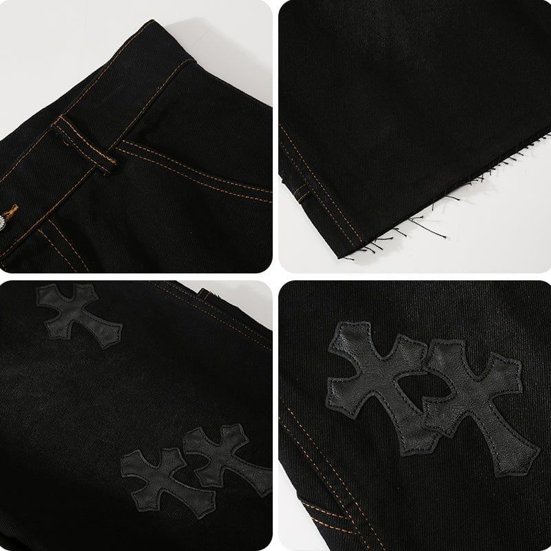 Vintage Denim Shorts Cross sold by Yugen Theory product image thumbnail 5