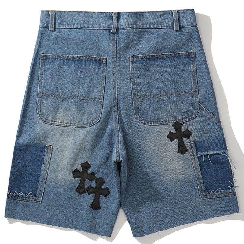 Vintage Denim Shorts Cross sold by Yugen Theory product image thumbnail 4