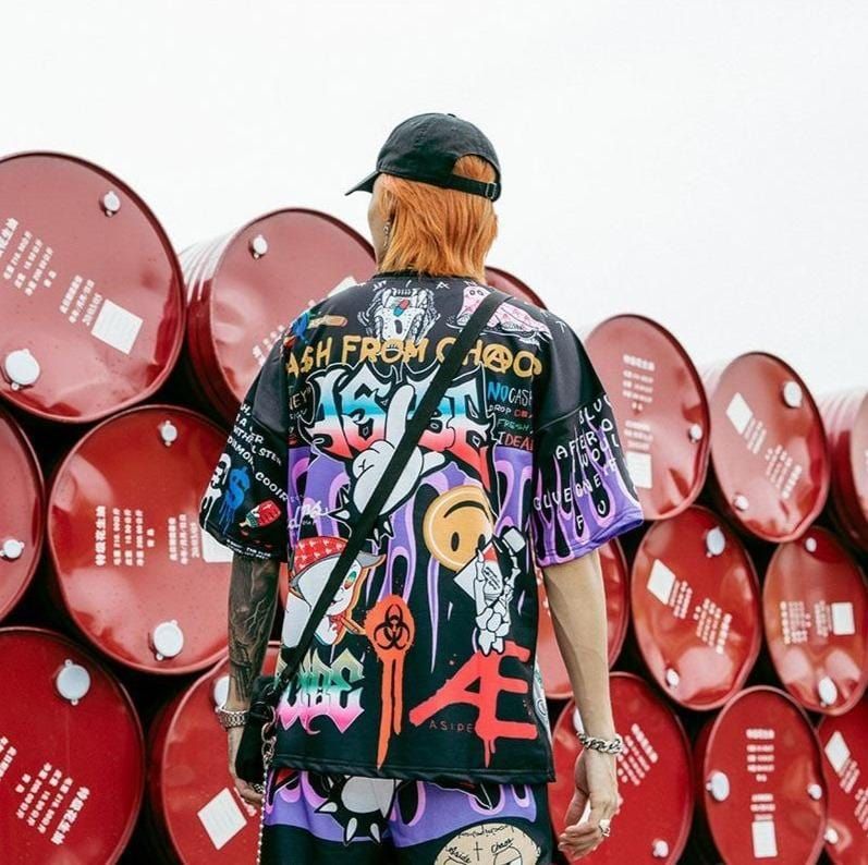 Cartoon Graffiti T-Shirt sold by Yugen Theory product image thumbnail 5