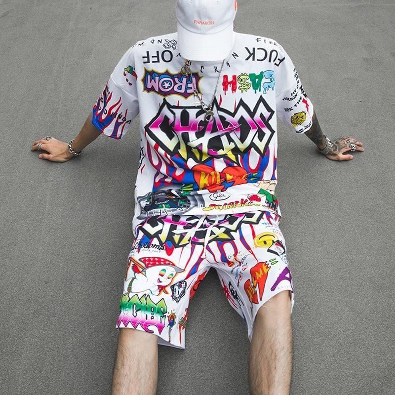 Cartoon Graffiti T-Shirt sold by Yugen Theory product image thumbnail 2