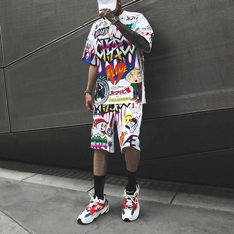 Cartoon Graffiti T-Shirt sold by Yugen Theory product image thumbnail 3