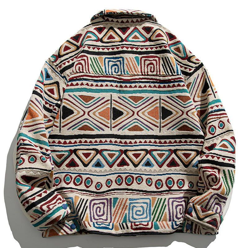 Retro Jacket Ethnic Printing sold by Yugen Theory product image thumbnail 4