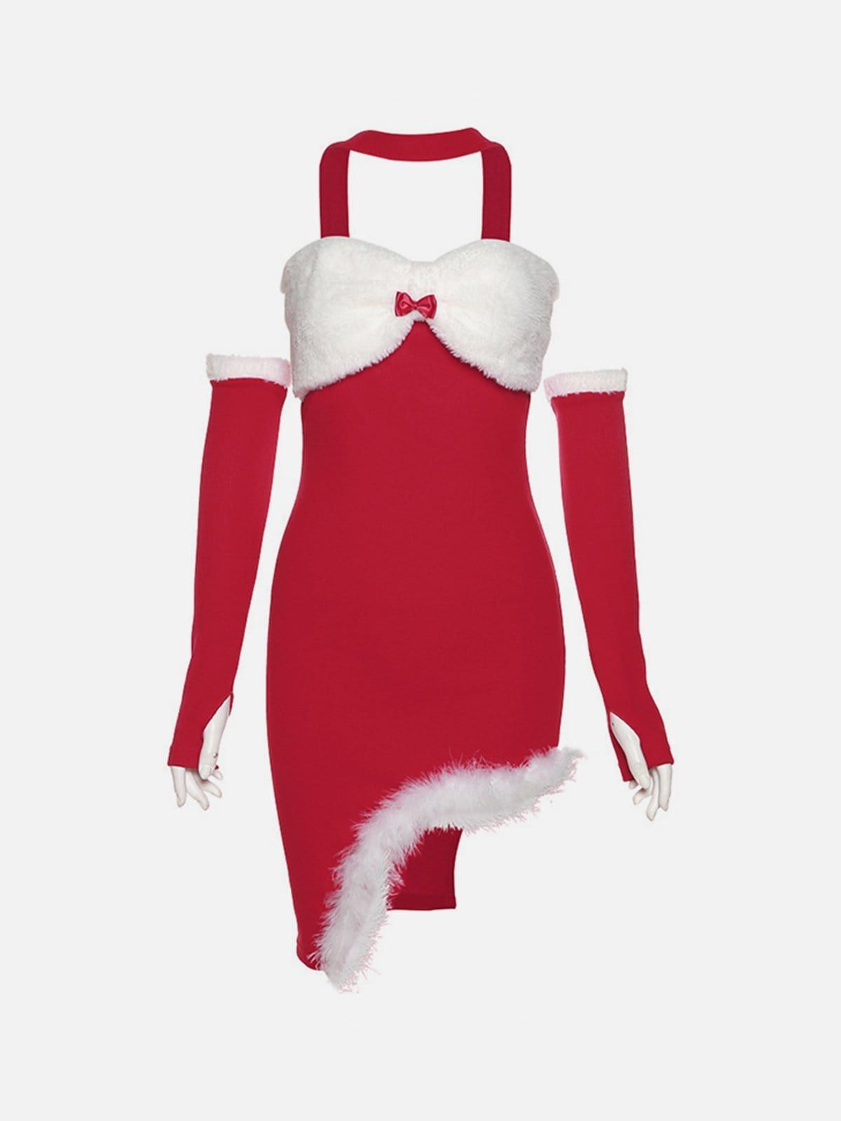 Backless Asymmetric Hem Dress sold by Yugen Theory